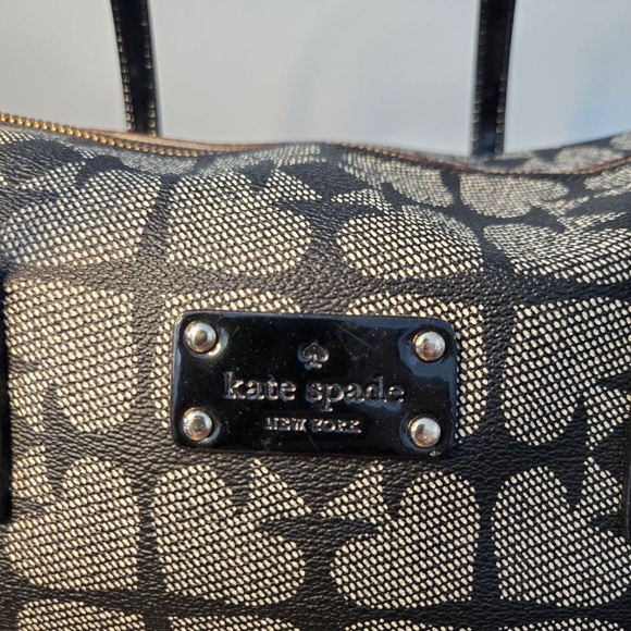 Kate Spade Black and Grey Satchel - Picture 3 of 5
